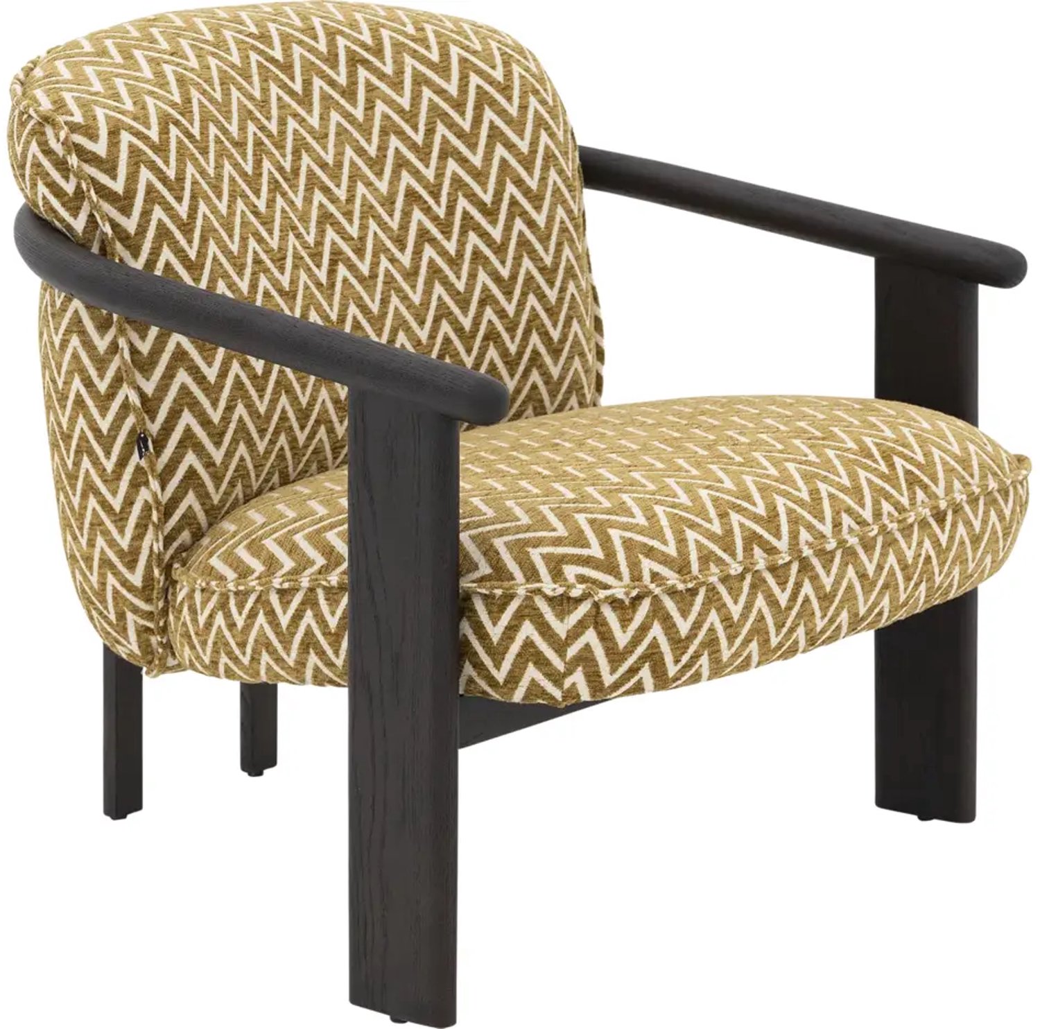 Goossens Fauteuil Porec - Stof - Goud