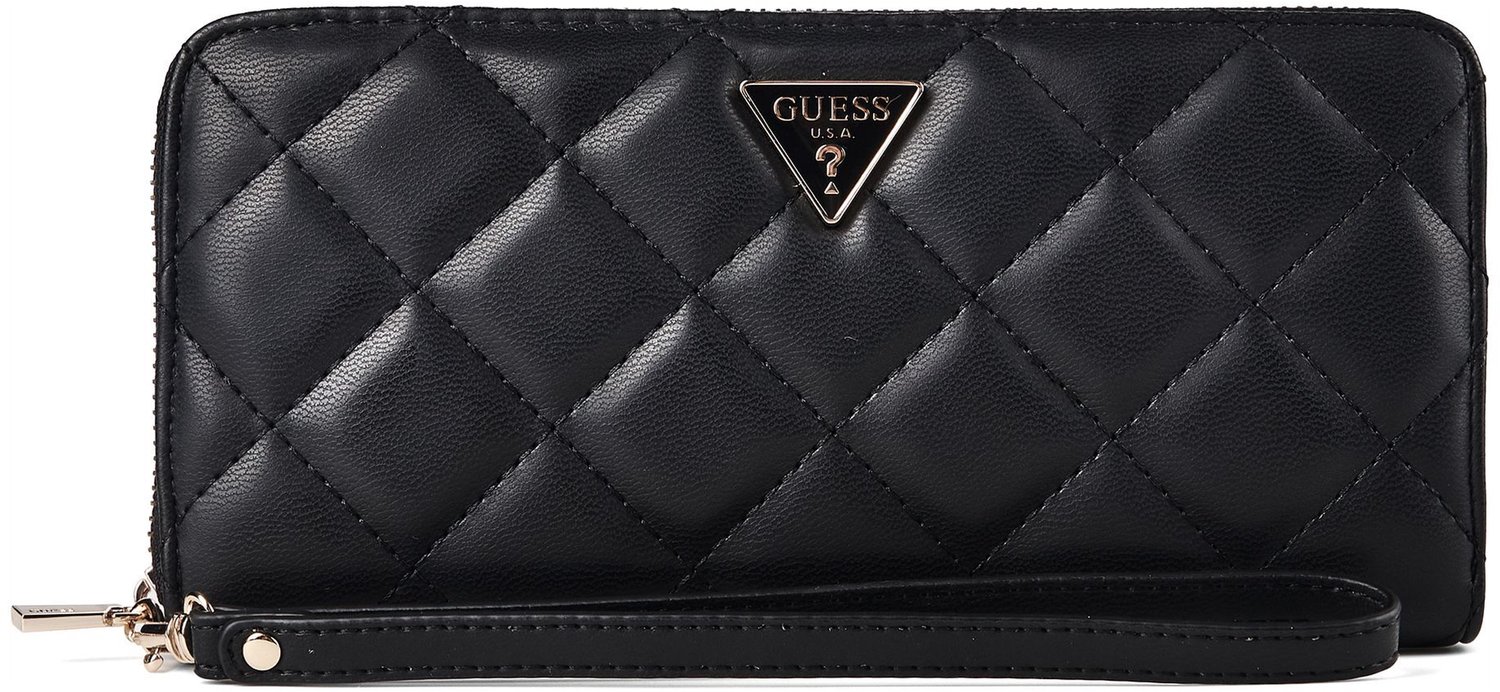 GUESS portemonnee Juliet SLG Zip Around Wallet Black zwart