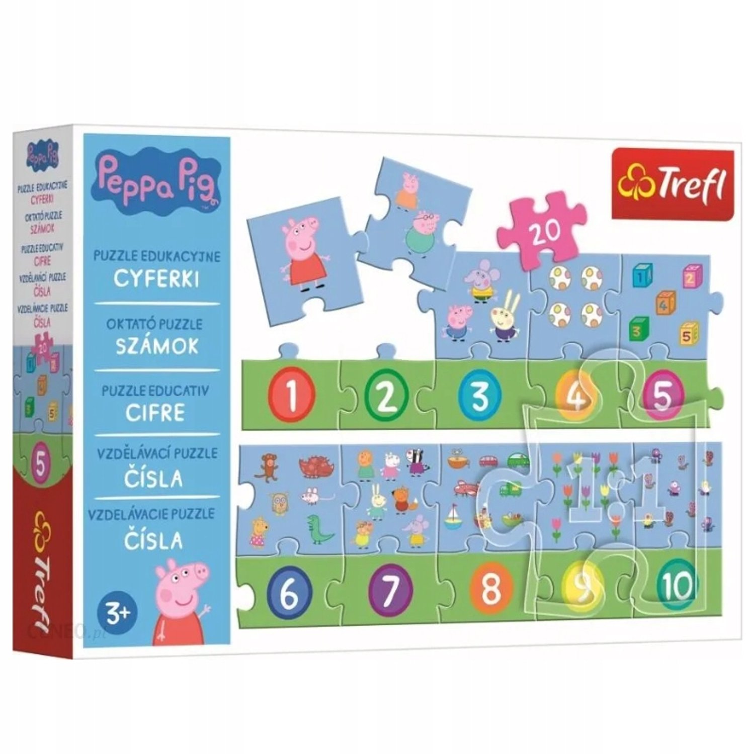 Trefl Peppa Pig Educatieve Puzzel 20 Stukjes