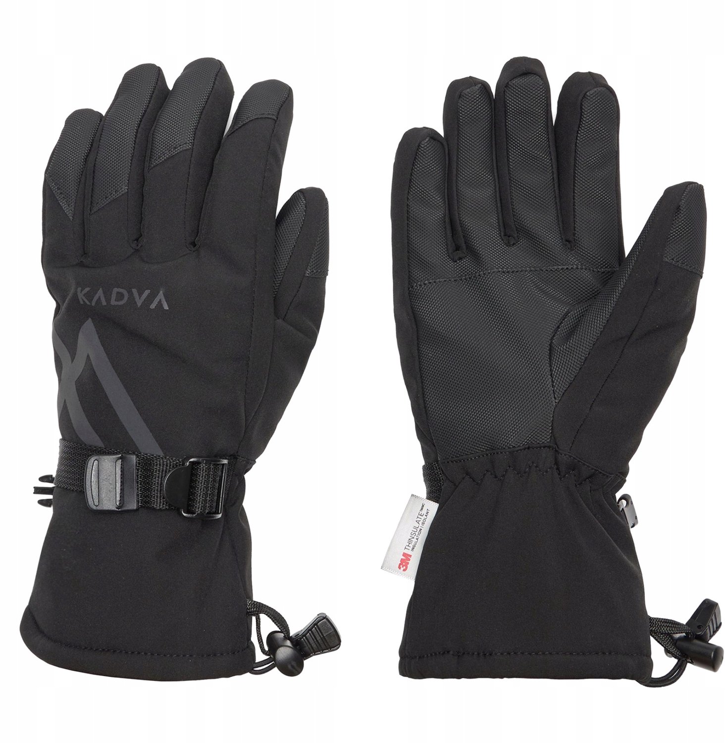 KADVA Dames Ski Handschoenen Mountain Flow 3M Thinsulate /XL Zwart