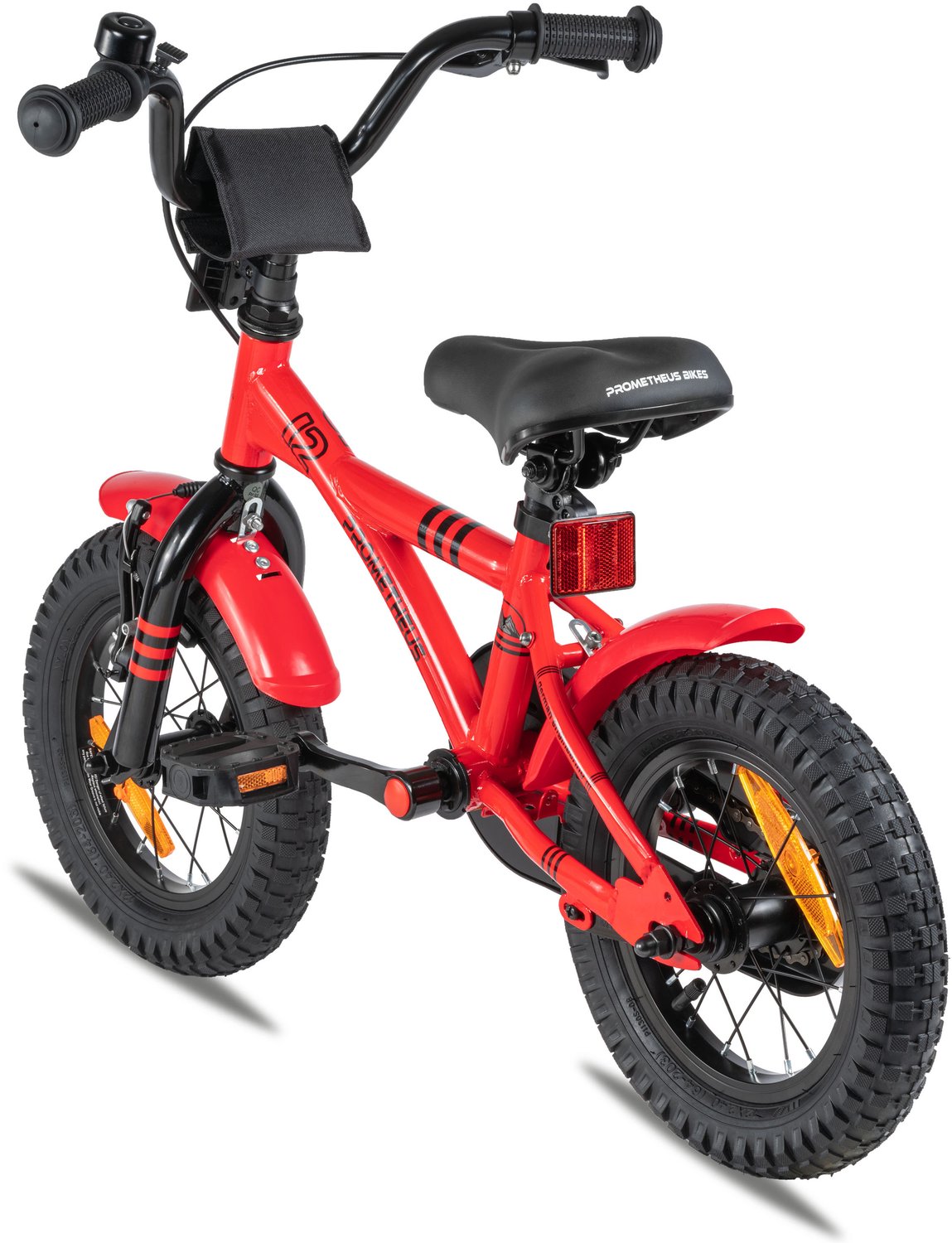 PROMETHEUS BICYCLES Kinderfiets 12 inch vanaf 3 jaar terugtraprem + zijwielen – HAWK