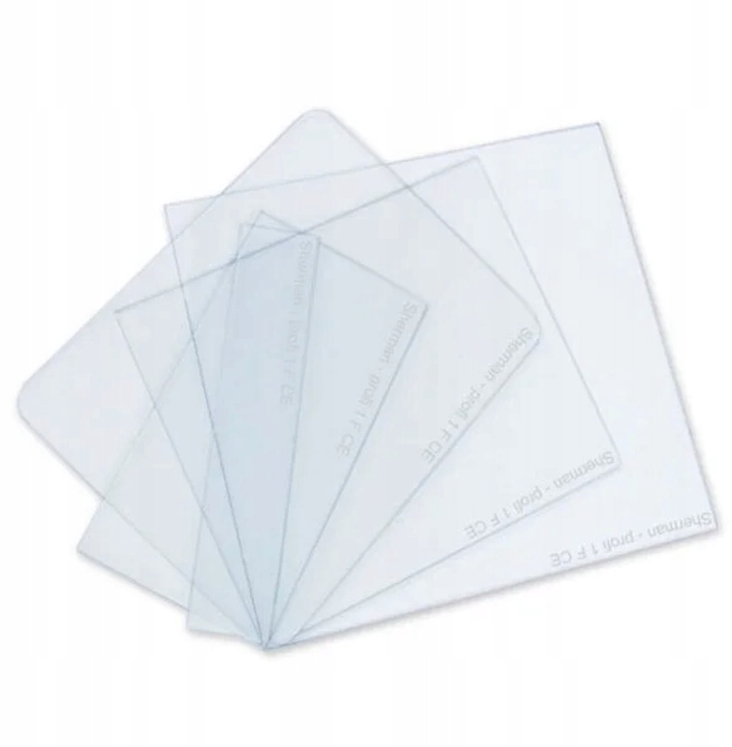 Beschermende Polycarbonaat Snel 54x104mm voor Lashelmen
