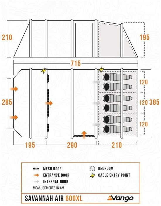 Vango - TEVSAVAAI000001 - Tent van Merkloos — afbeelding 2