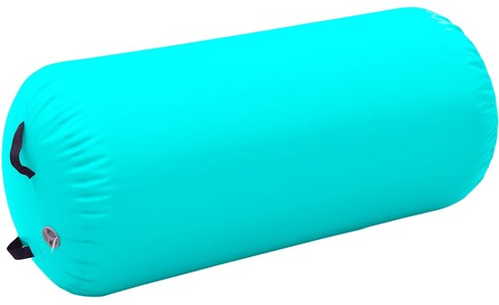 vidaXL Sportrol - Opblaasbaar - PVC - Hoge-dichtheid - Schokabsorberend - Antislip - Waterdicht - Groen - 120 x 90 cm - Yogaset van VidaXL — afbeelding 3