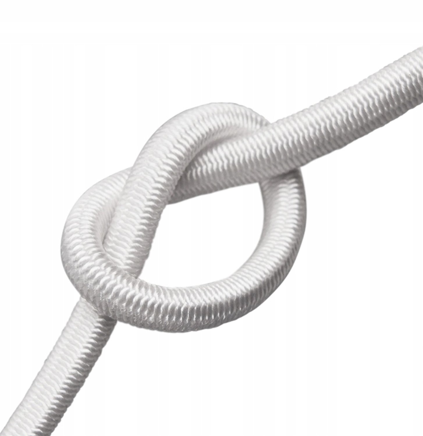 Sterke Witte Elastische Spanband 8mm - 1 Meter