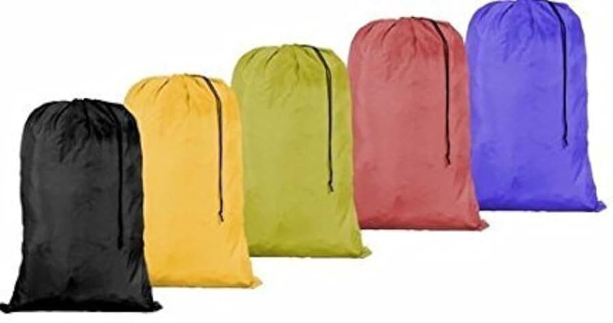 30 X 40 waszak met koord diverse kleuren en patronen (11)