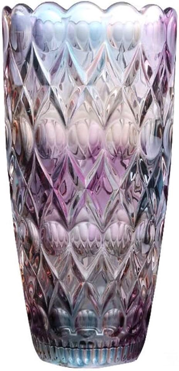 Neutral Color Design Brighter Floral Life Artificial Flowers Natuurlijke Materialen Decoratie Glas Flower bloem vaas (Color : Multicolored)