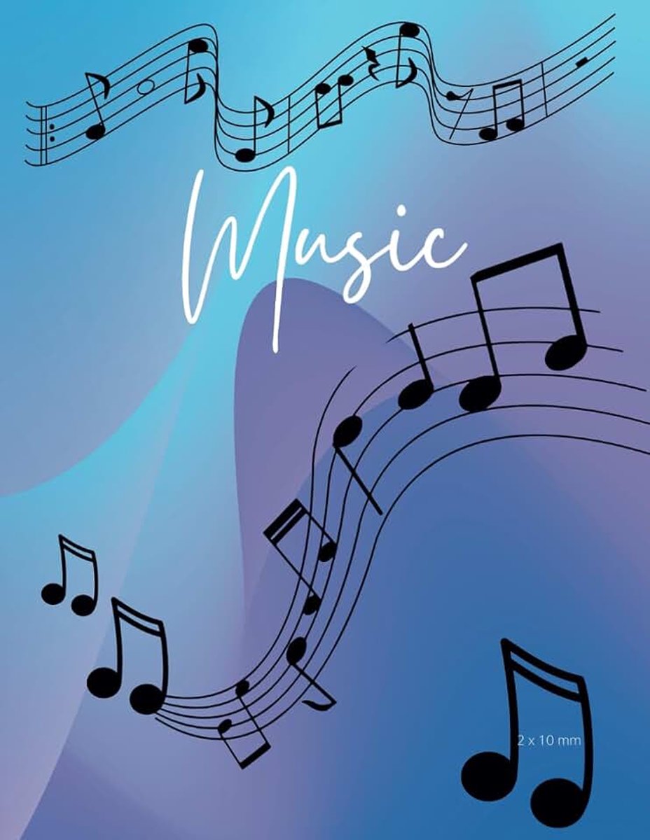 For musical notes: To write songs