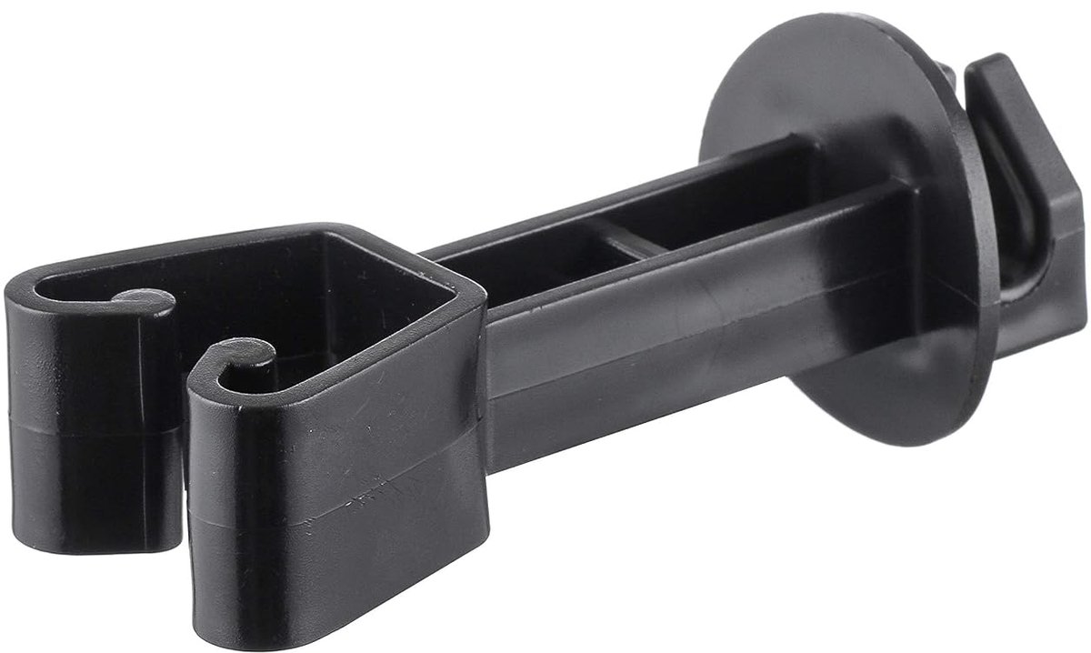 25 Stuks Clip Isolatoren voor Gaashekwerk en U-Palen, HDPE Weideafrastering Isolatoren, Geschikt voor Draad