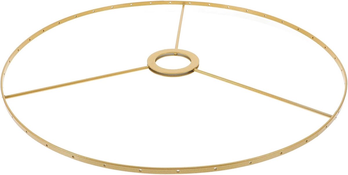 Metalen lampenkap frame goud DIY lampenkap frame stabiele ijzeren constructie afneembaar voor tafellampen hanglampen decoratief frame