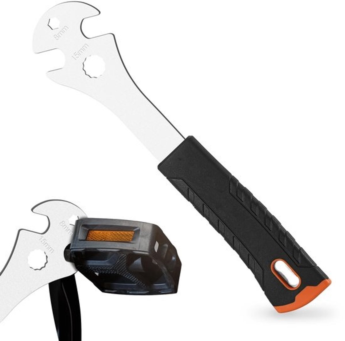 Solidchoice - Fietspedalen Sleutel 15 mm met Lange Handgreep