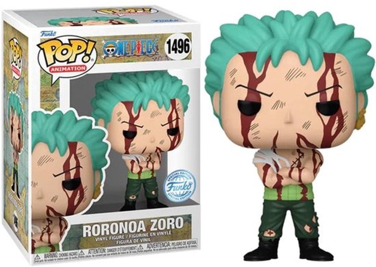 One Piece Pop! Roronoa Zoro Vinyl Figure Exclusief — cadeau in Spellen & Speelgoed - foto 3