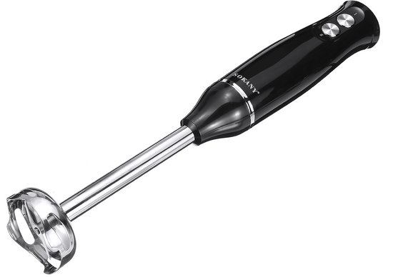 Staafmixer 500W - Elektrische Handblender met Roestvrijstalen Messen - 2 Snelheden - Handmixer voor Pureren, Mengen en Hakken - Zwarte Keukenmixer van AKKEE — afbeelding 5