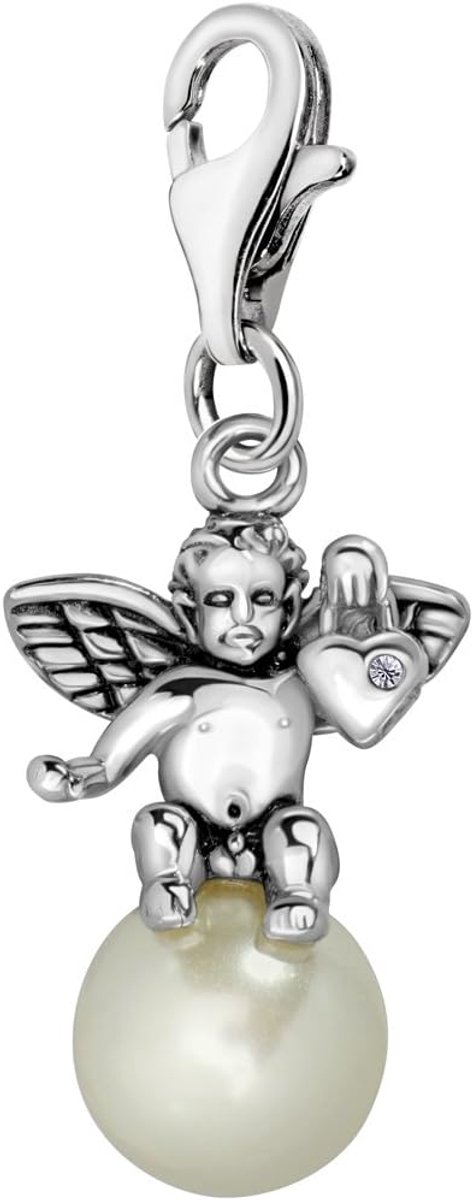 Verzilverd Engel Thema Charm Bedel Hangers voor Armbanden en Accessoires