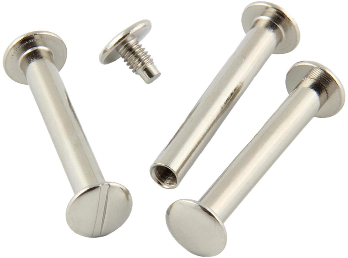 Messing of vernikkeld verschillende maten, 20, 50, 100 of 1000 stuks / (30 mm, 20 stuks, vernikkeld)