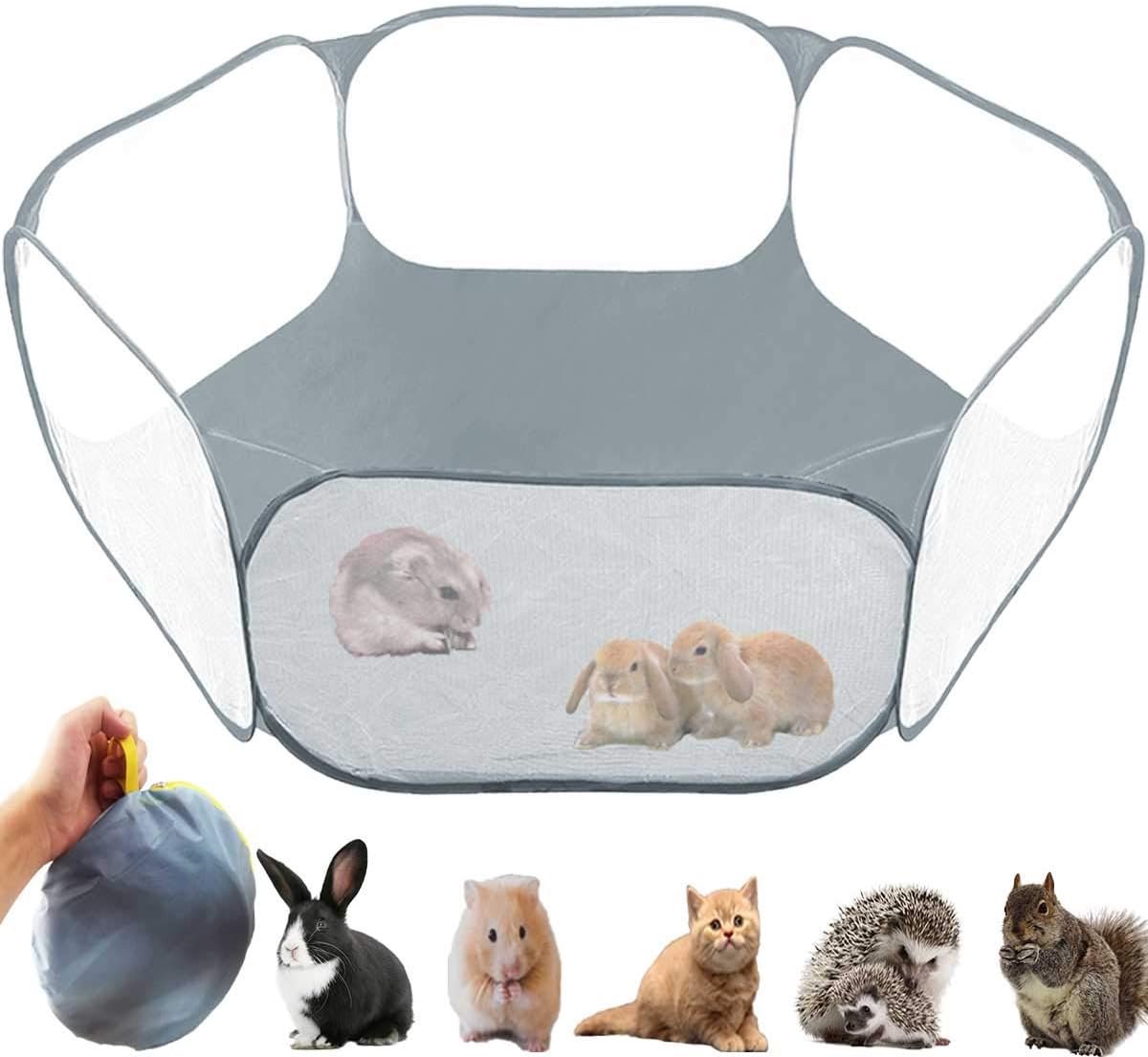 Dieren tent, reptielen kooi,Ademende transparante huisdier box pop open buiten/binnen oefening hek,Draagbare tuin hek