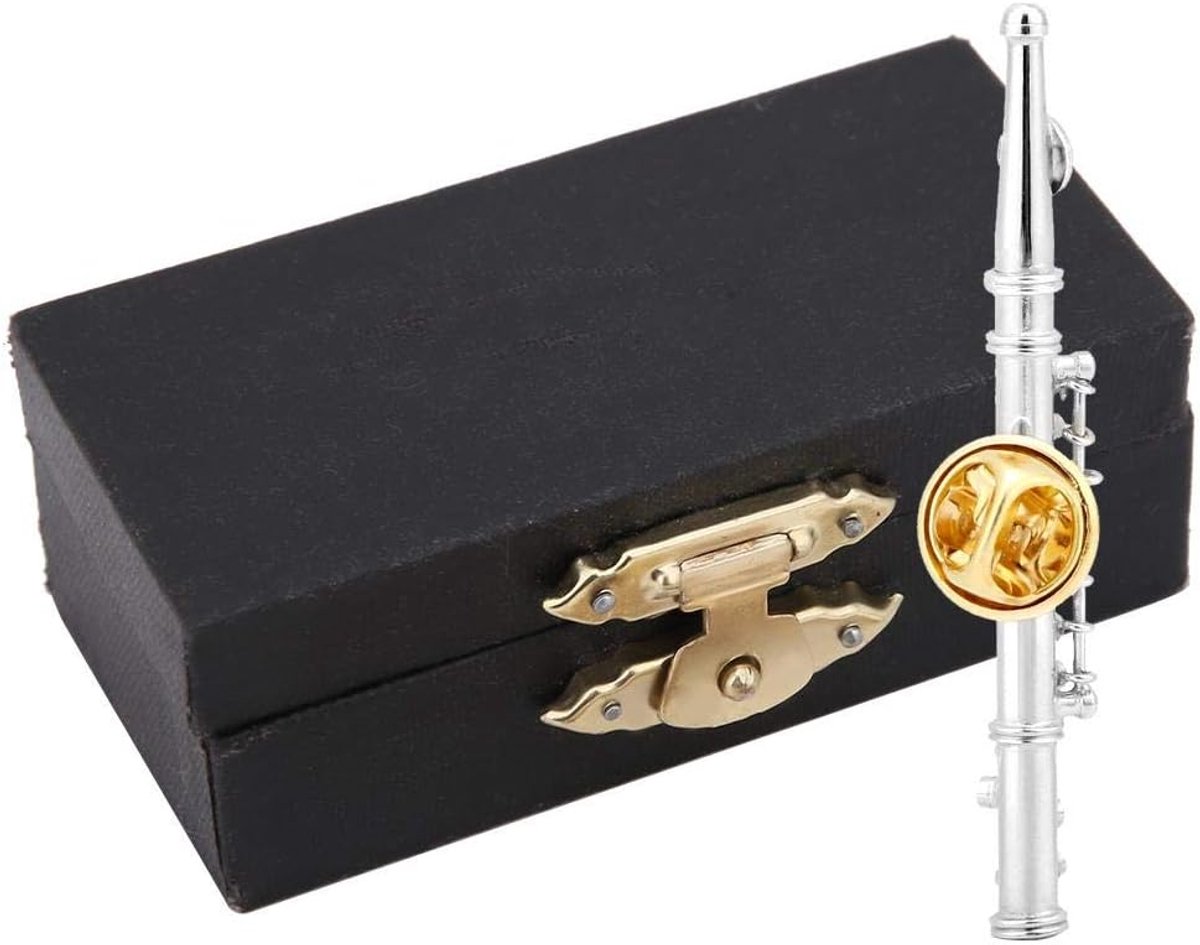 Broche Pin, Fluit Broche Mini Fluitvormige Muziekinstrument Accessoires Voor Gift Collectie 2#