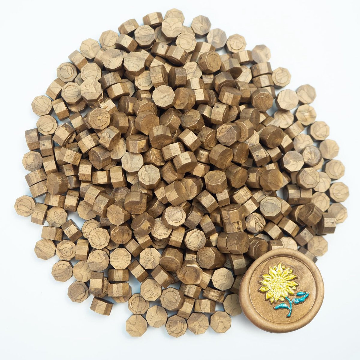 Zifospy 370 PCS sealen wax kralen, sealen kralen voor brief wenskaarten wijn sealen ambachten maken bruiloft en feest uitnodigingen (Brown)