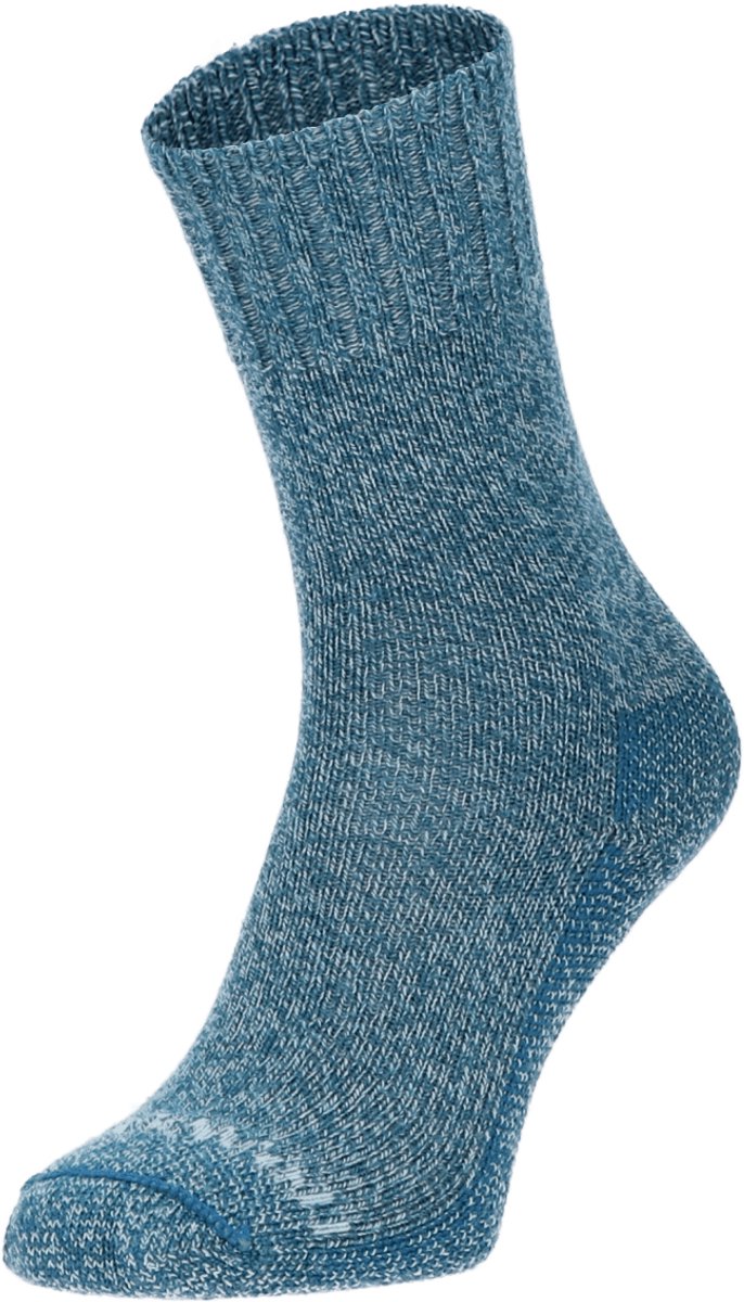 Big Easy Dames Diabetessokken Merinowol Blauw