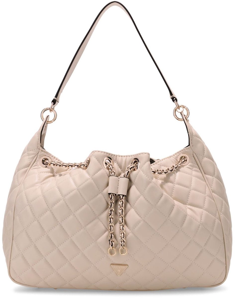 GUESS schoudertas Juliet Hobo Bone crème
