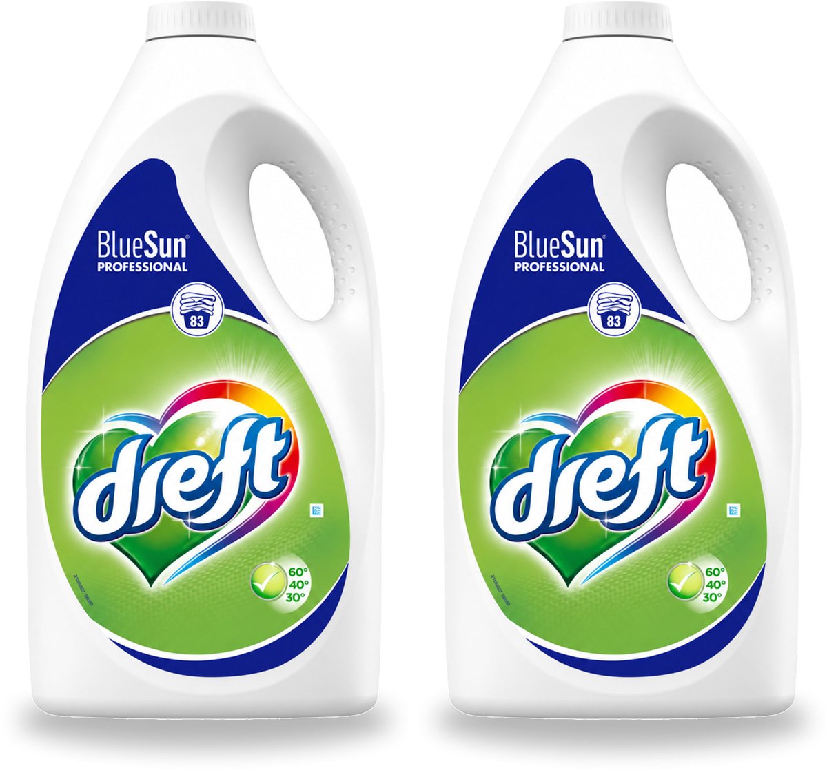 2 x Dreft - Vloeibaar Wasmiddel - Professional - Voor dagelijks gebruik - 83 Wasbeurten - Bulkverpakking - 2 stuks