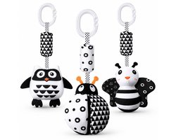 VHV - Wagenspanner - baby speelgoed - Kinderwagen Speelgoed - Kinderwagen Accessoire - 3 Stuks - voor baby