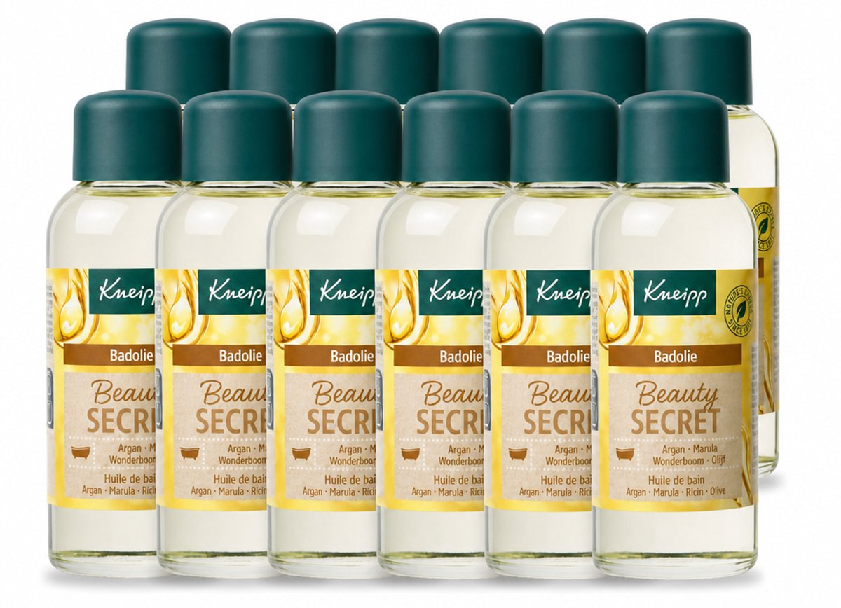 12 x Kneipp - Badolie - Beauty Secret - Voor alle huidtypen - 100 ml - Voordeelverpakking - 12 stuks