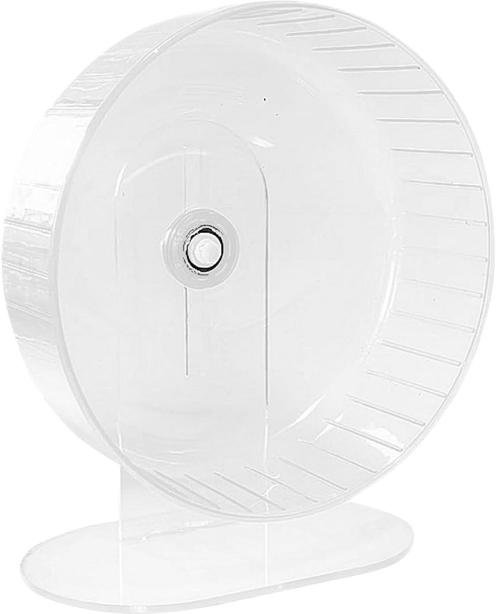 Superstille hamsterwielen, Ø 26 cm, antislip wielen, hamsterwiel, verstelbare standaard, hamsteroefenwielen, rustig rattenwiel, voor dwerghamsters, gerbils, muizen en kleine dieren