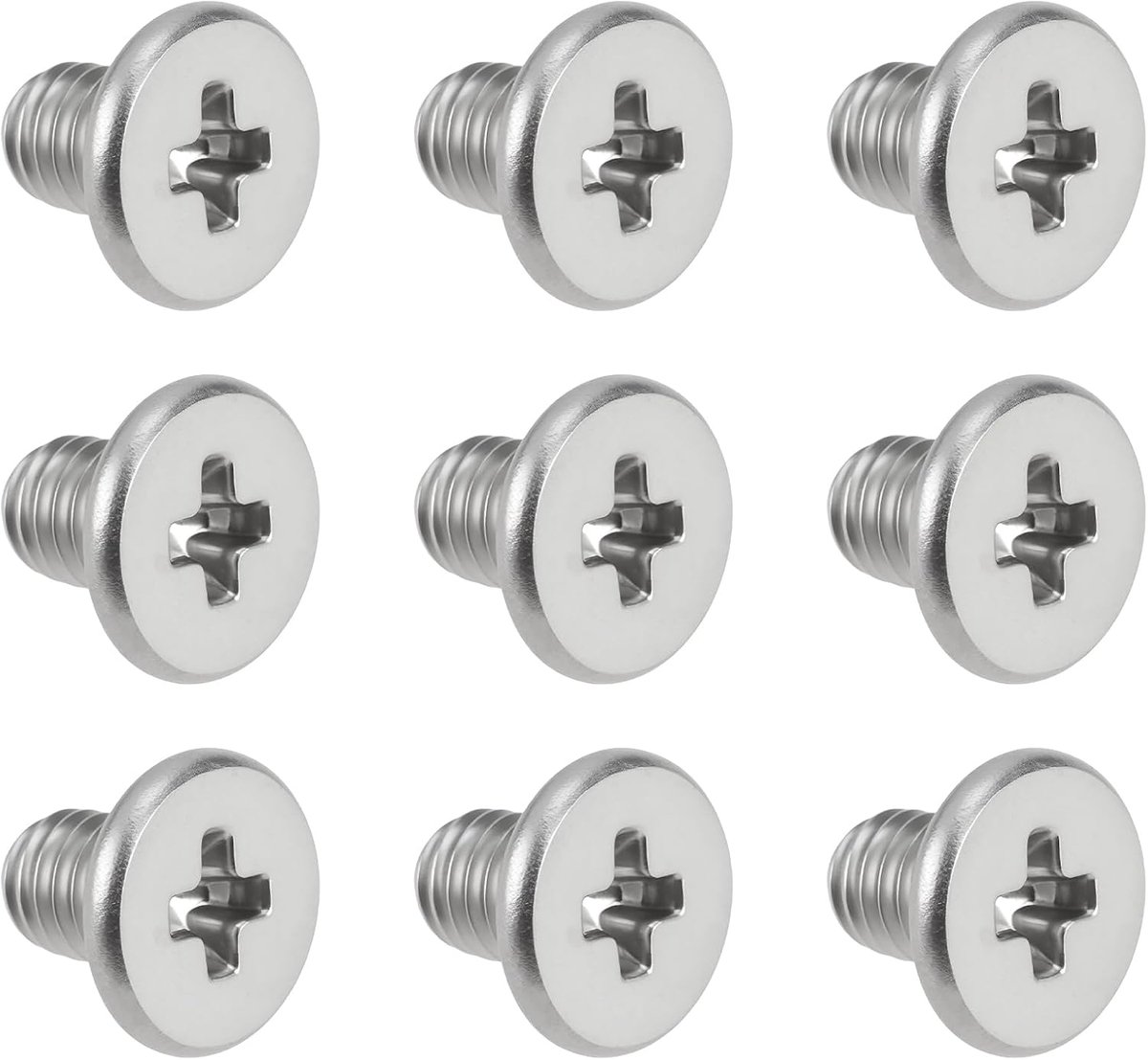 Lord of the Tools 200 stuks M3-0,5 roestvrijstalen machineschroeven, compatibel met ring, deurbel, gameconsole, ventilator, 3 x 4 x 6 mm, 200 stuks