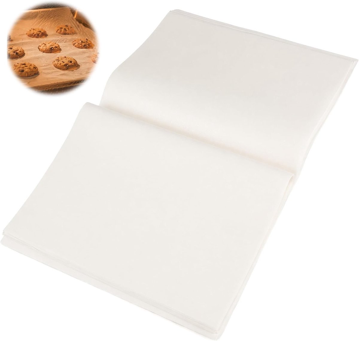 200 Vellen Bakpapier Rechthoekig voor Burgers Pizza Kaas Cake Brood Vlees