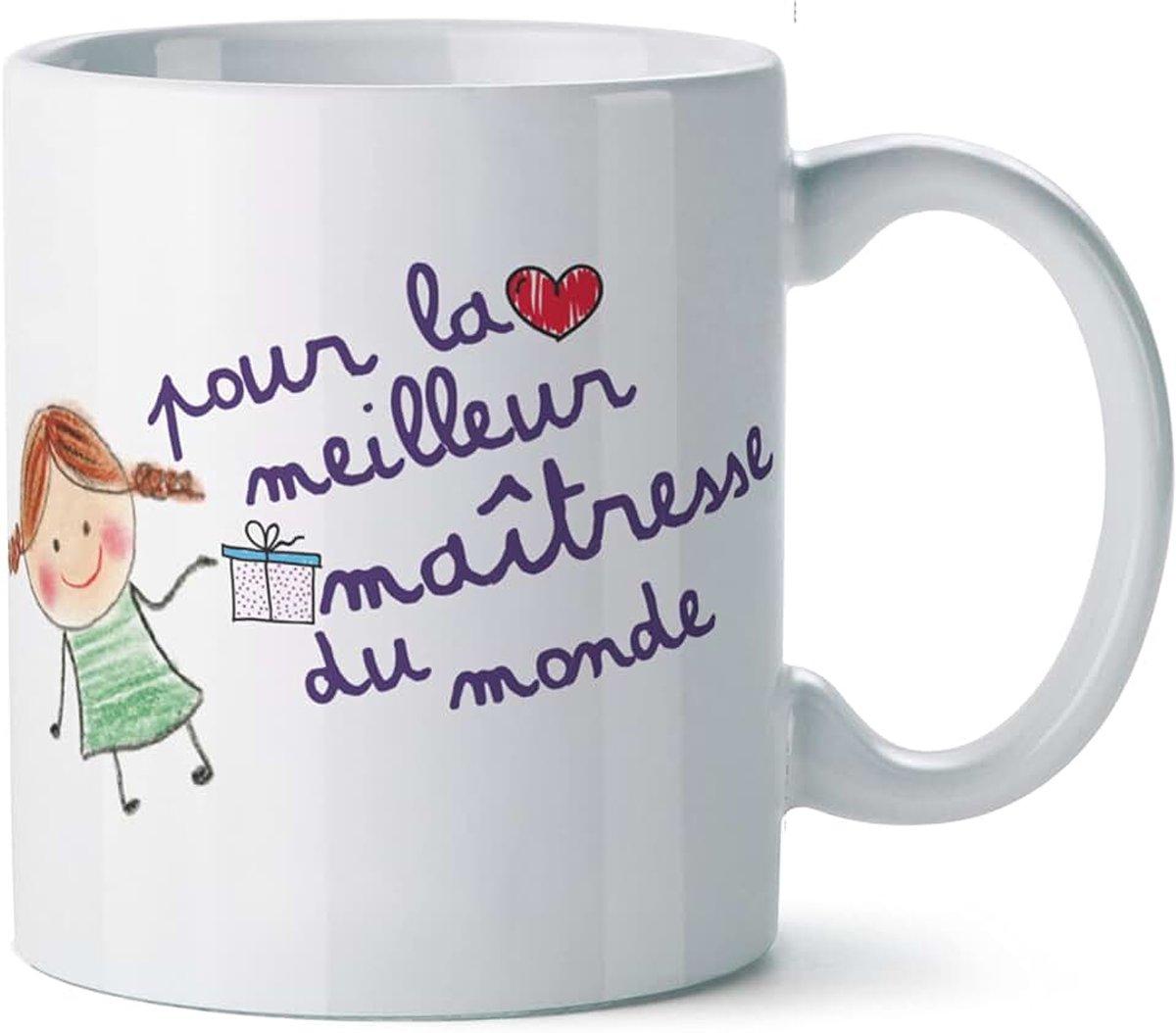 G100.2.6 keramische mok, Pour la Meilleur maîtresse