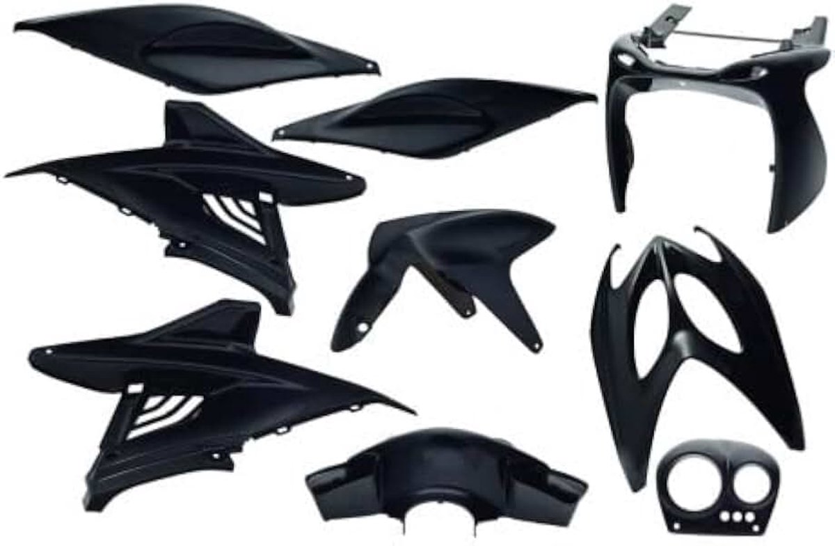 Yamaha Aerox tot bj. 2014 9 delig zwart metallic