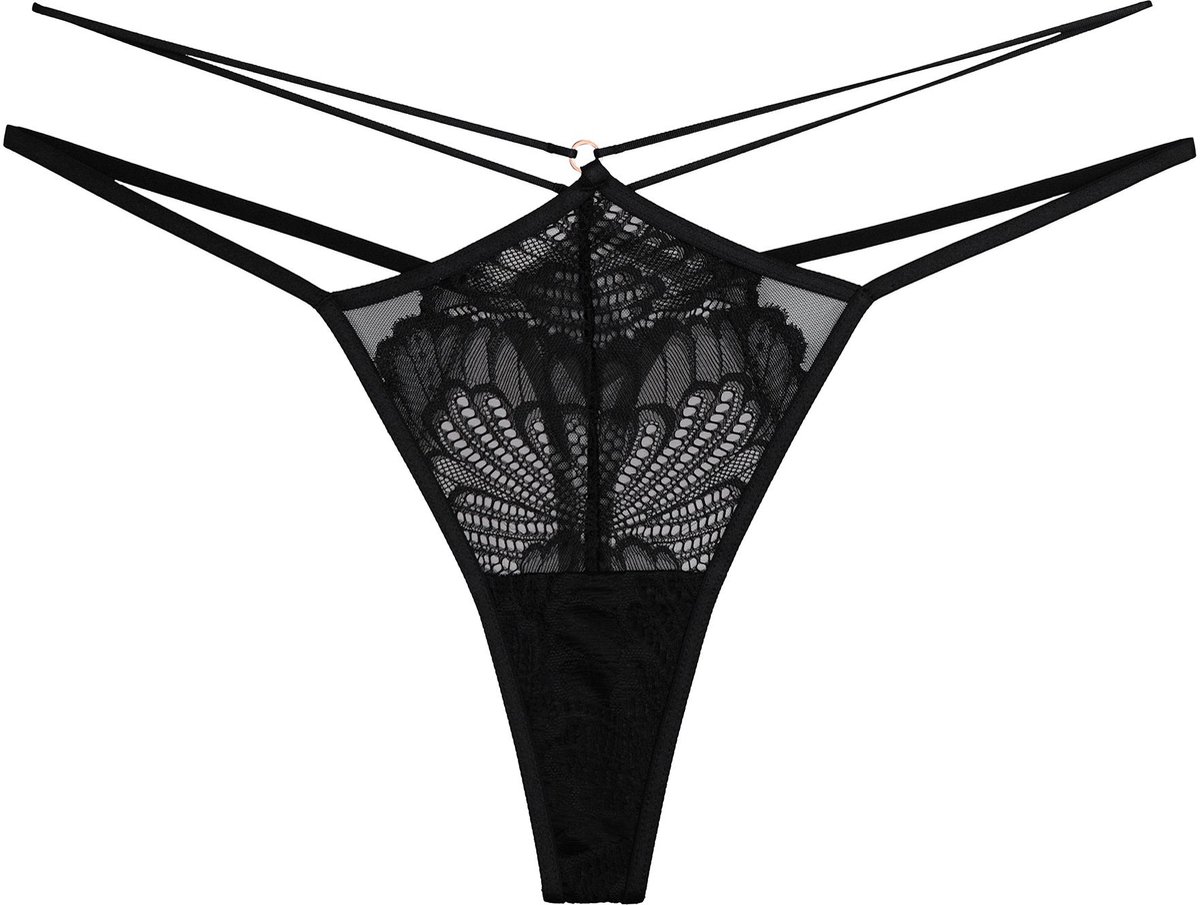 Esotiq Bari - String - Zwart - XL