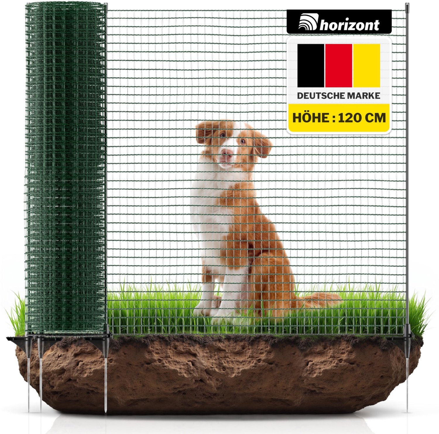 Mobiele Fence 15 m voor Honden en Tuin