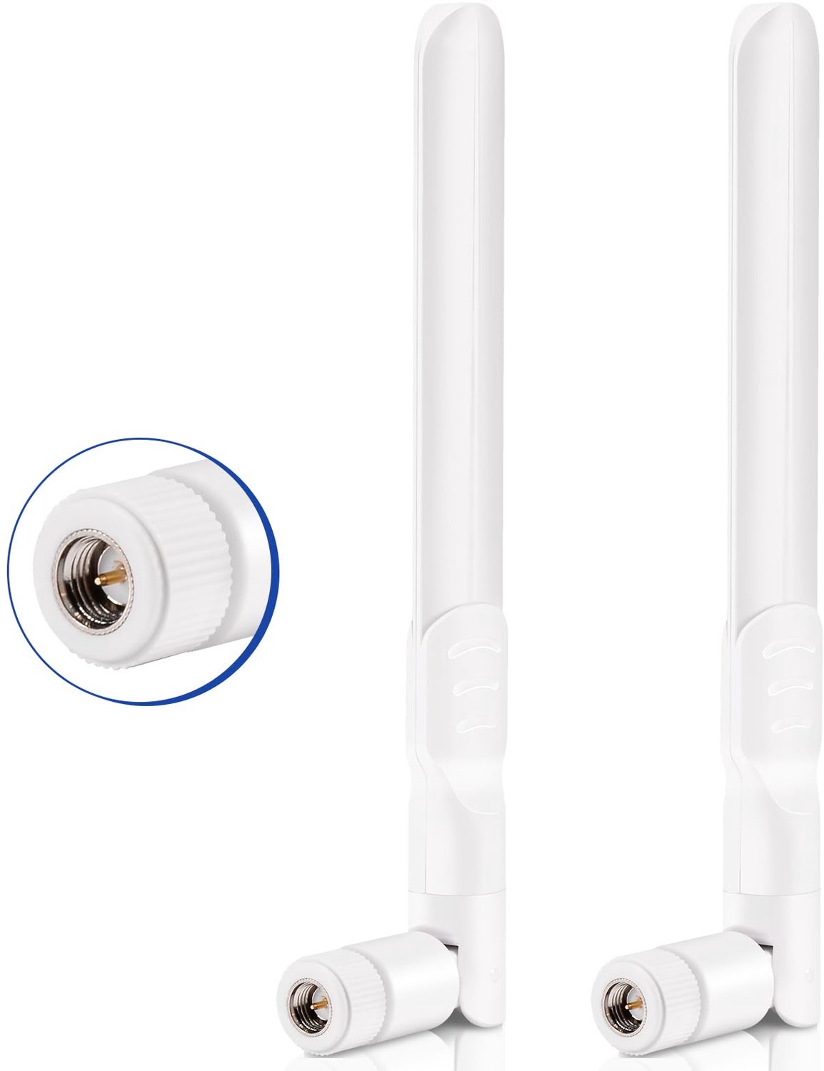 4G LTE SMA Antenne 6dBi Wit, Set van 2