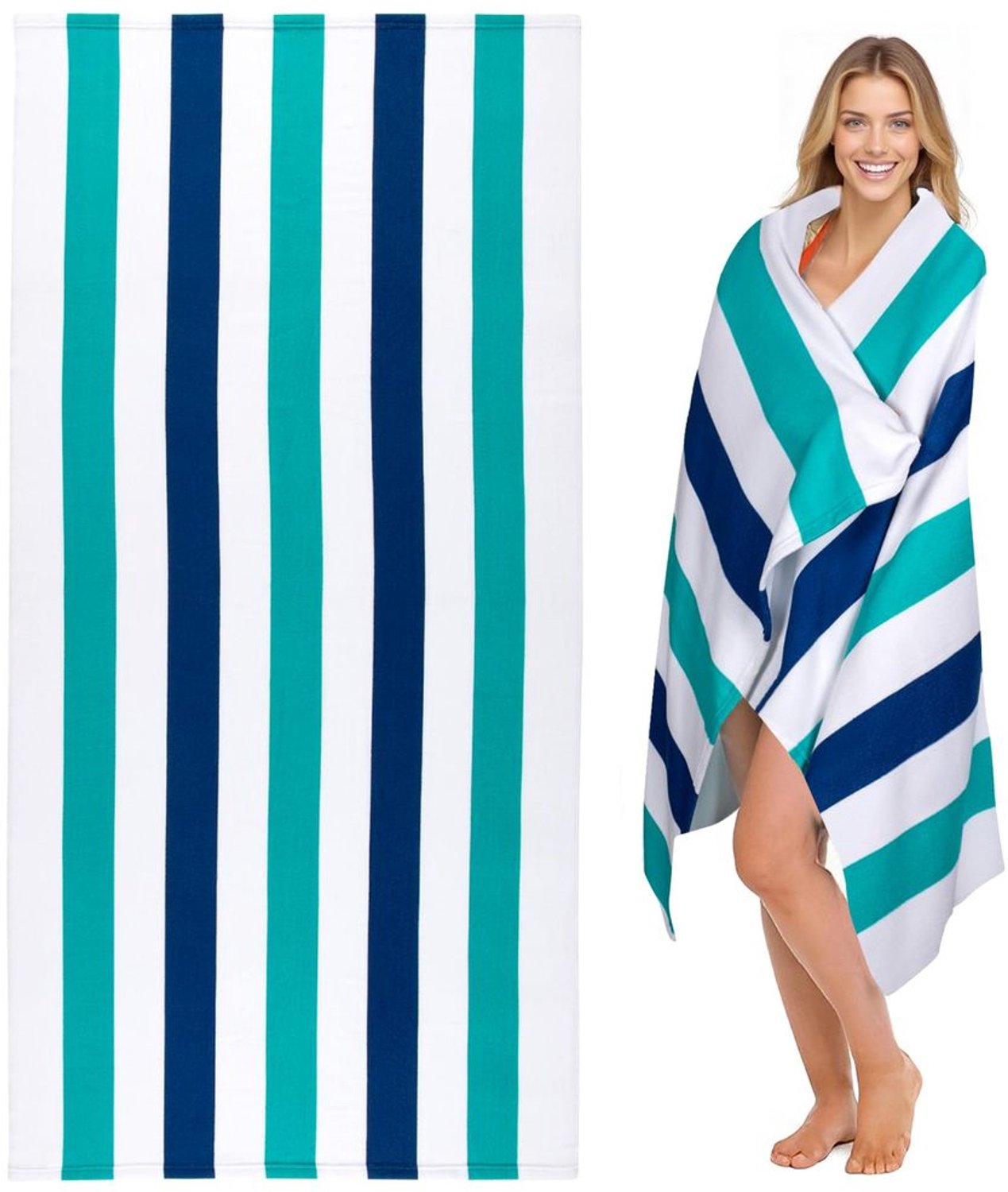 Microvezel Strandhanddoek 90x180cm Sneldrogend en Zandvrij