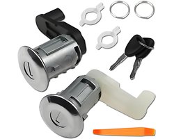 Cilinderslot Vervanging voor Megane I/Scenic I/Clio II/Thalia - Deurslot Cilinder Kit - Inclusief 2 Sleutels - Eenvoudige Installatie - Compatibel met meerdere modellen