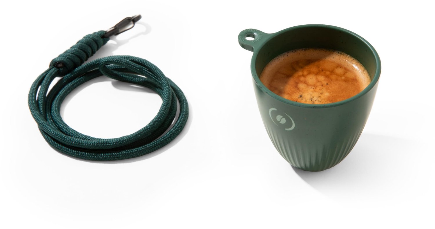 Draagbare Espresso Cup van Gerecycled Koffiedik