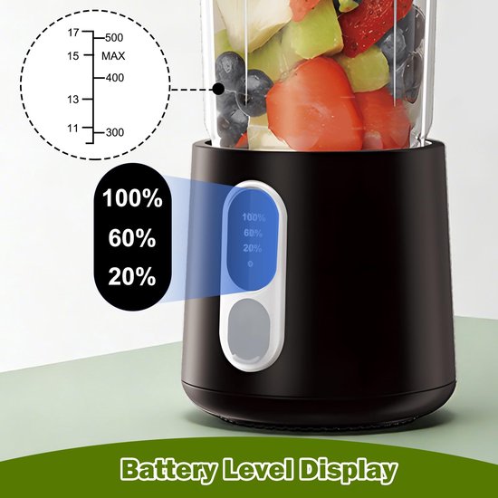 Elektrische Blender voor Smoothies met 300W Motor — afbeelding 3