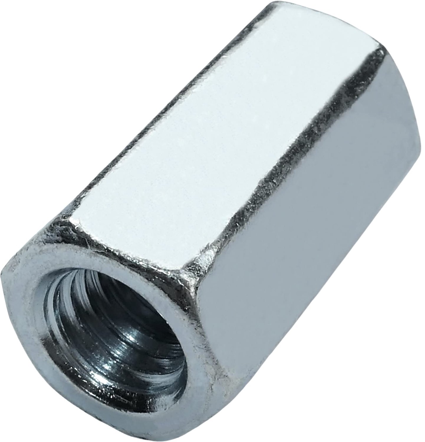 Set van 10 Verlengde Hex Moeren M8 x 24 mm van Gegalvaniseerd Staal