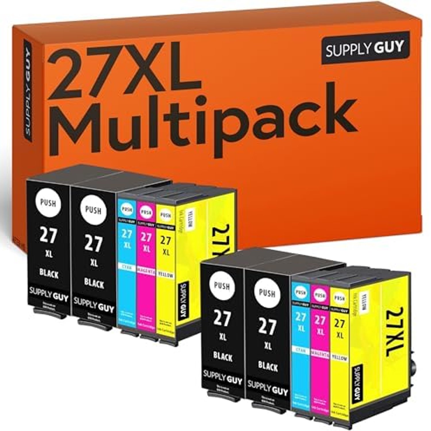 10 Cartridges Compatibel met Epson 27XL Multipack