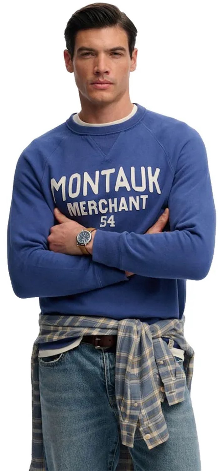 Superdry Merchant Vintage Applique Sweatshirt XL Man Blauw