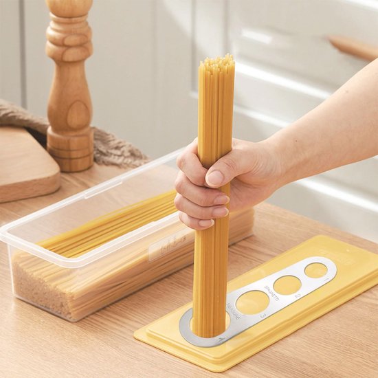 Spaghetti Meetgereedschap - Roestvrijstalen spaghettimeter - 3 stuks - Perfecte porties - Vermijd voedselverspilling - Ideaal voor pastal... — afbeelding 2