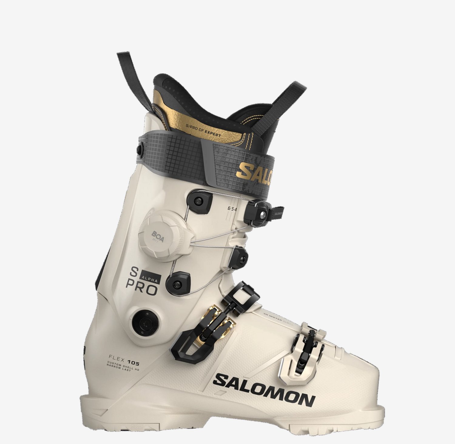 SALOMON S/PRO ALPHA C BOA 105 Birch / Met-26/26 5 Beige