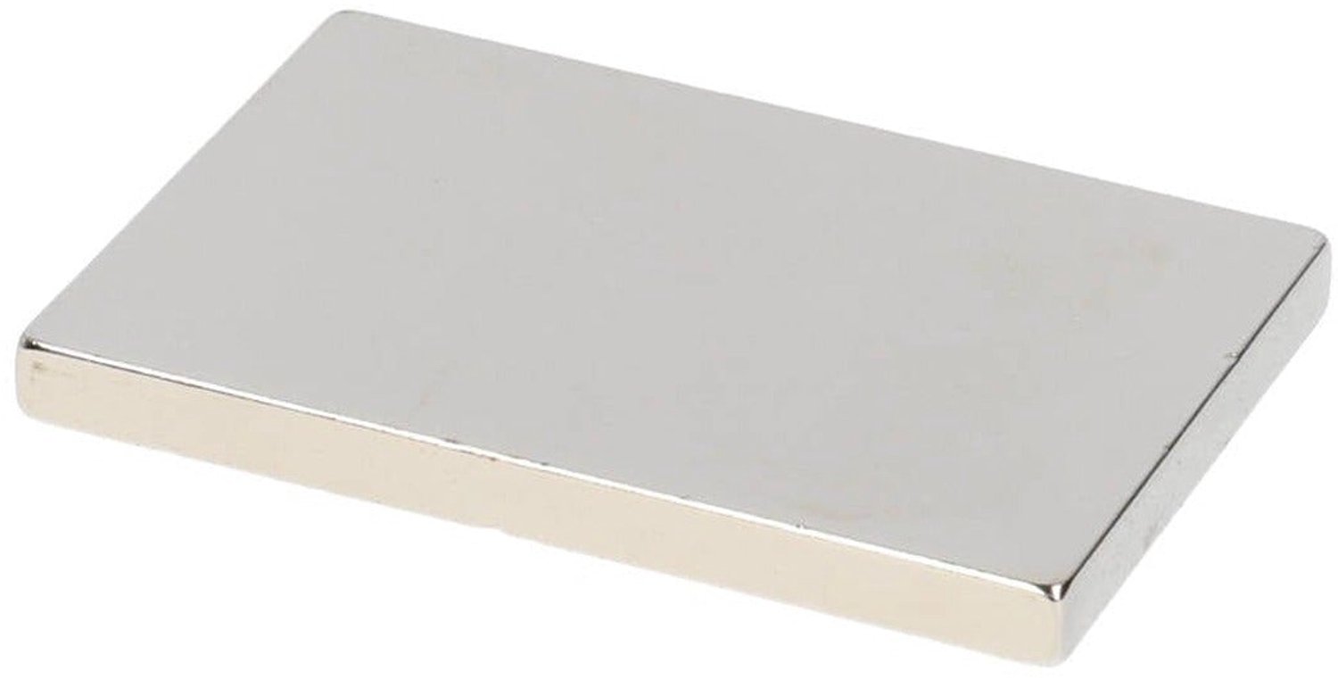 Neodymium Blokmagneet 60 x 40 x 5 mm N45 NiCuNi