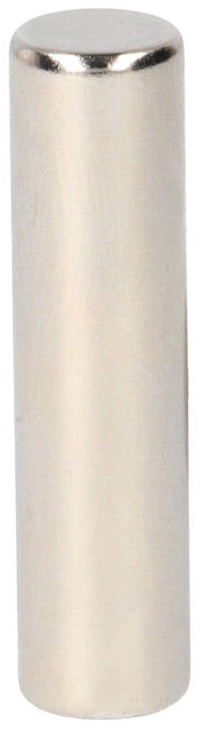 Neodymium Staafmagneet Ø10 x 40 mm N48 NiCuNi – 3 stuks
