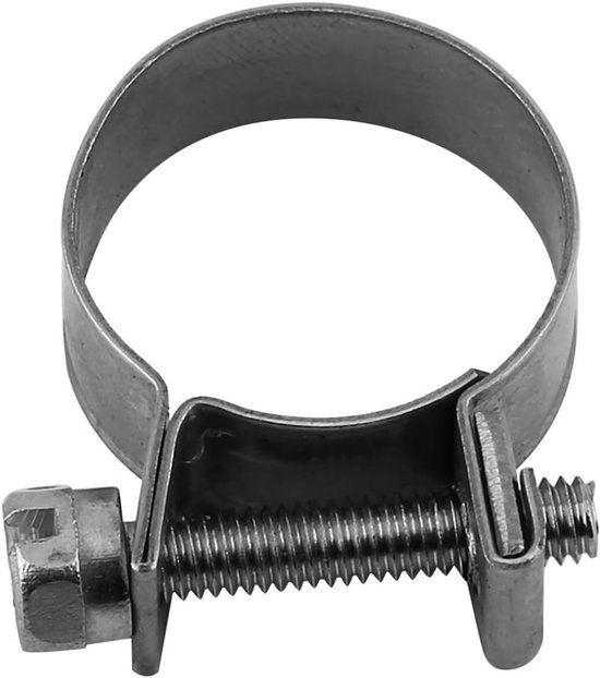 Slangklemmen 18-20mm - roestvrij staal 304 - zoutbestendig - ideaal voor slangenbevestiging - 10 stuks - Vemera — afbeelding 2