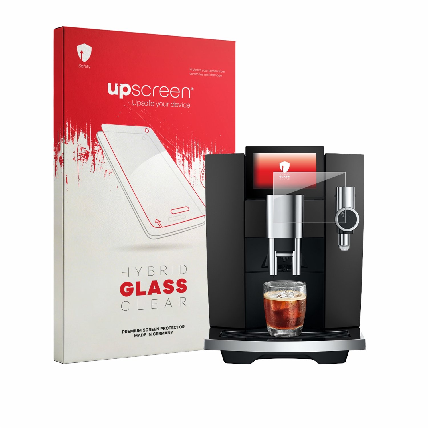 upscreen - Screenprotector voor Jura S10 - Folie Beschermfolie Beschermglas transparant