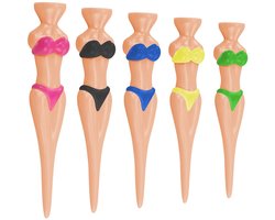 5 Stuks Creatieve Golf Tees - Duurzaam en Praktisch Sportaccessoire