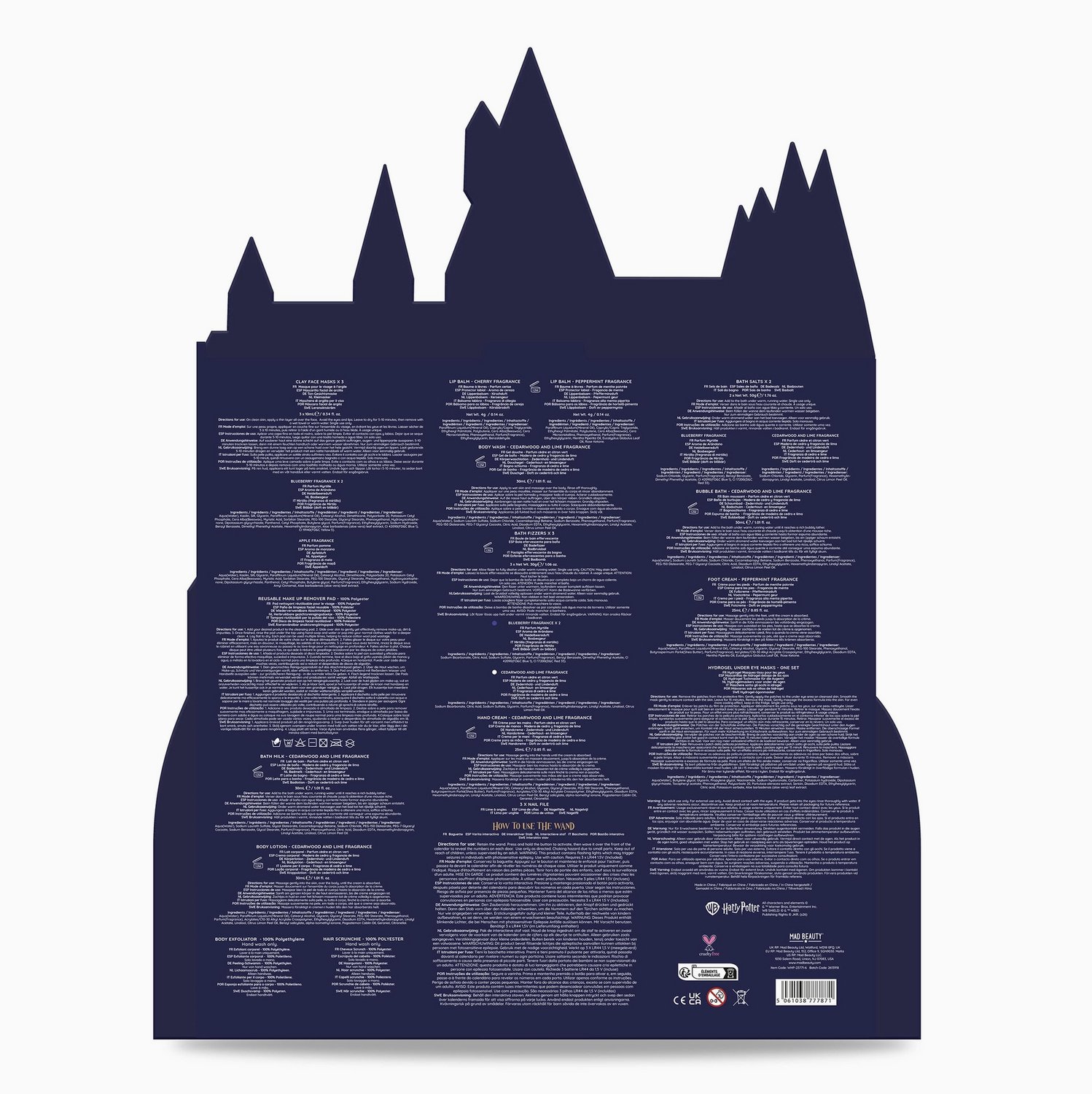Harry Potter Beauty Adventskalender – 24 Verrassingen met UV-Staf – foto 5